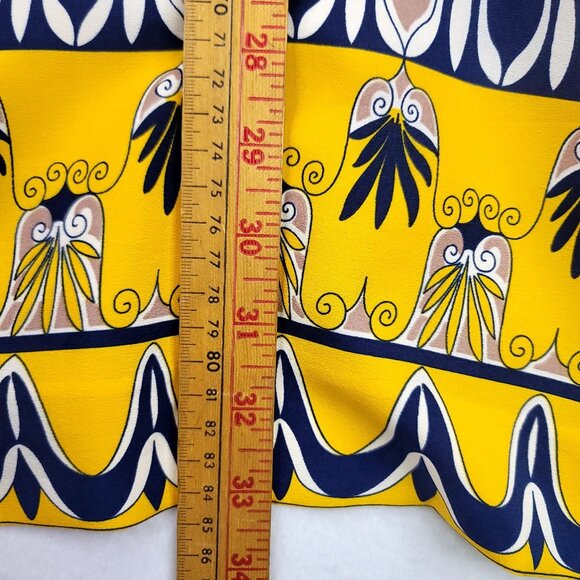 J. Crew Preppy Tribal Paisley Scroll Shift Dress 3/4 Sleeve Size 8 - Picture 10 of 11